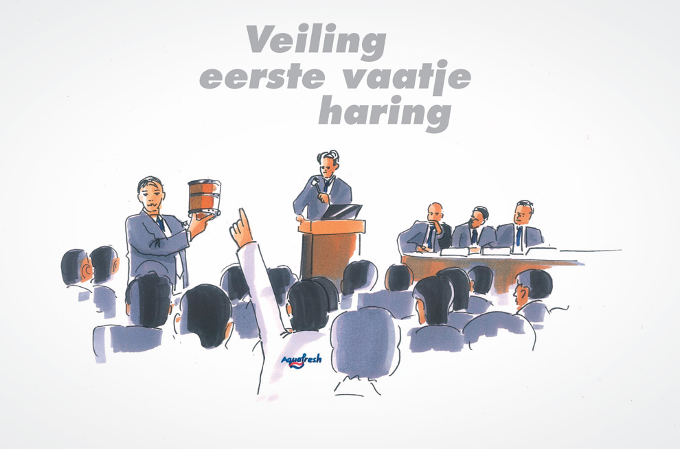 eerste vaatje haring